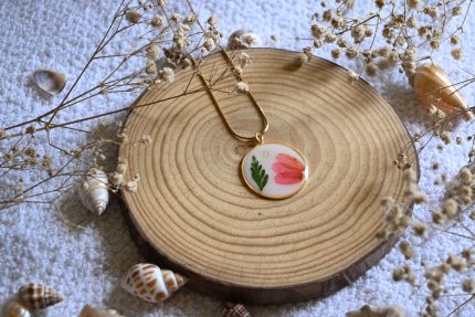 Feather daisy Necklace