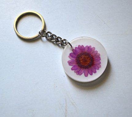 Petals of Purple Keychain